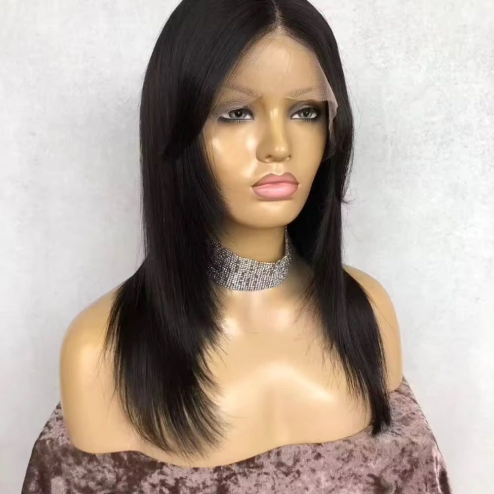 Custom human hair wig